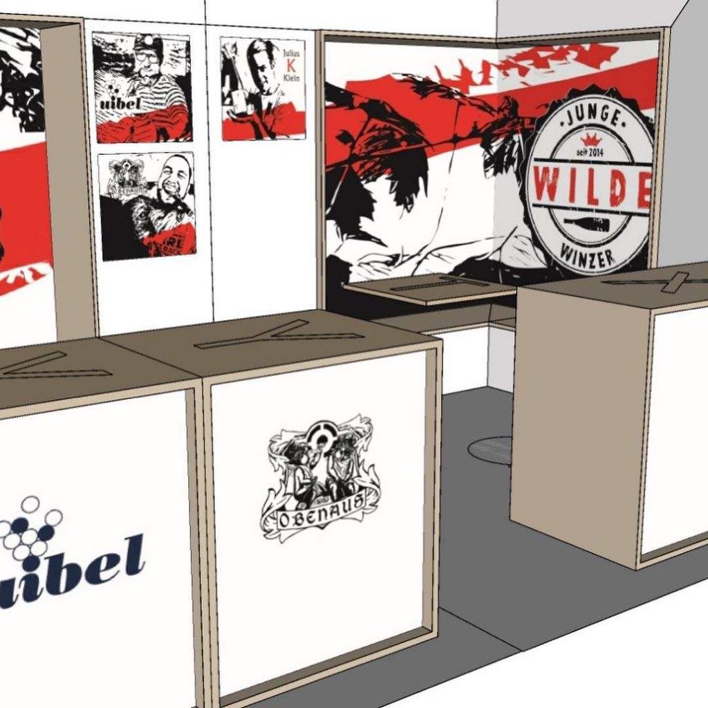 Messestand JWW Junge Wilde Winzer auf der ProWein