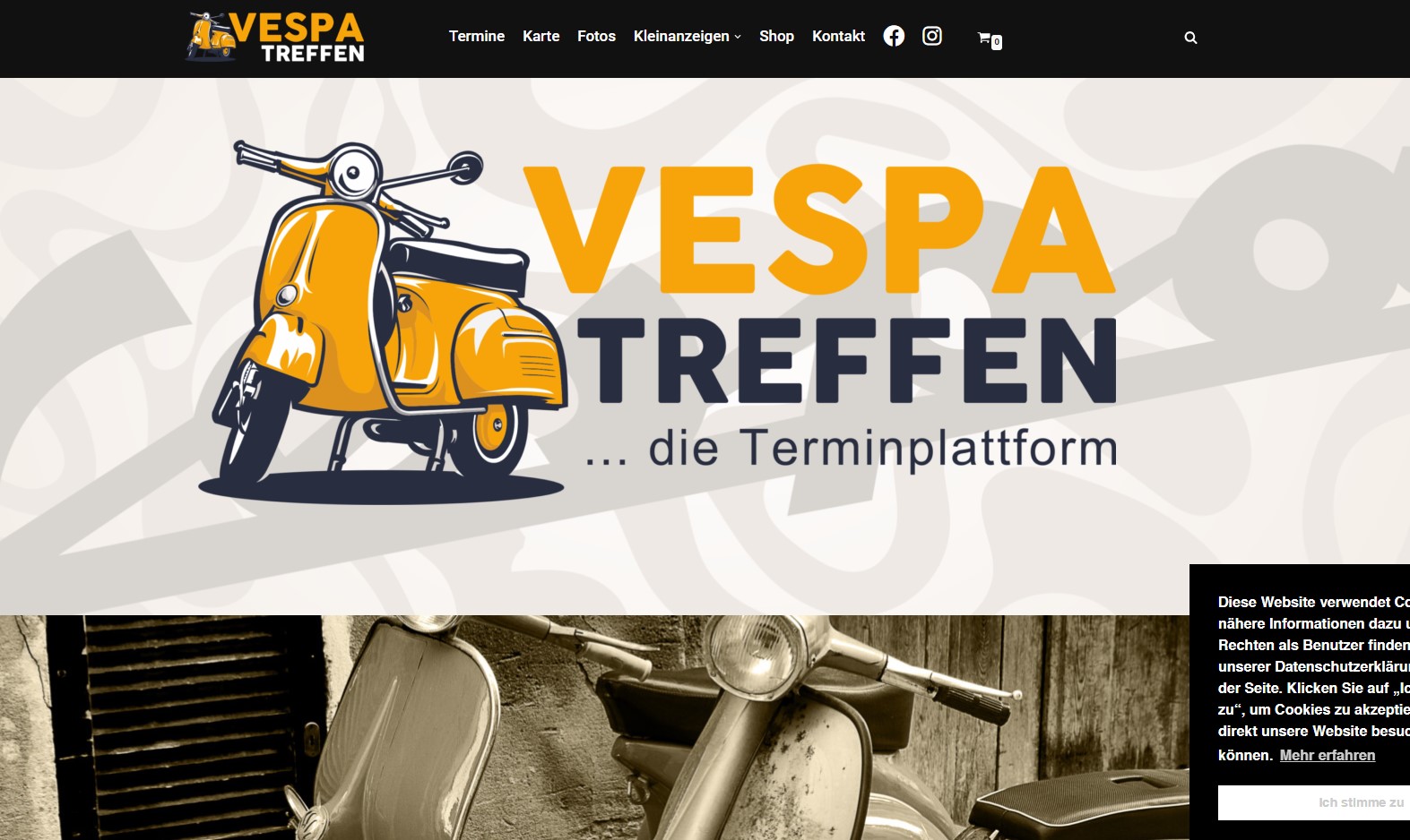 Vespa Treffen Website