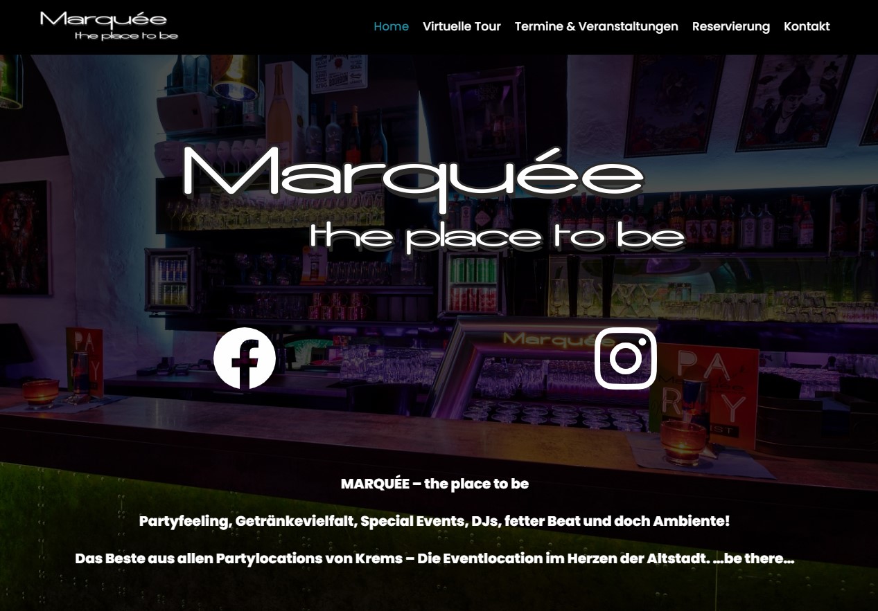 Marquée – the place to be