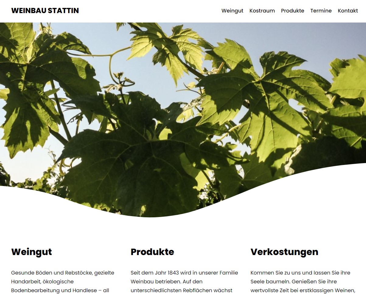 Weinbau Stattin