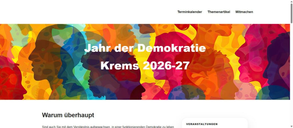 Startseite von demokratie-bewegt.at